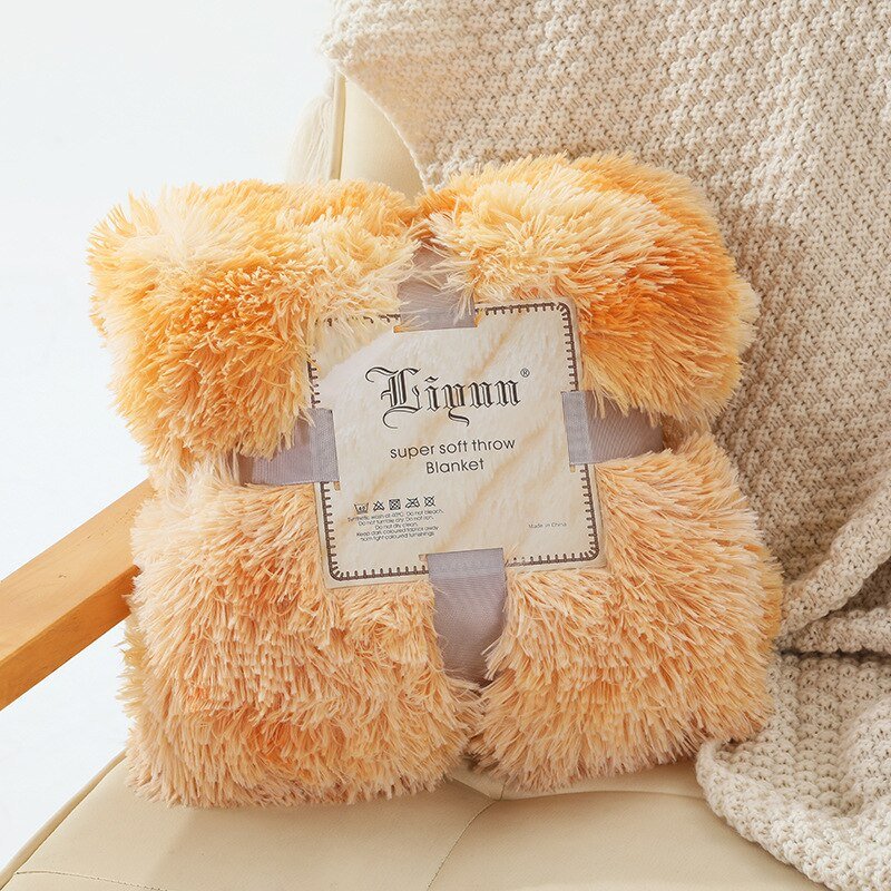 Colour-Super-Soft-Long-Faux-Fur-Coral-Fleece-Blanket-Warm-Plush-Cozy-With-Fluffy-Sherpa-Throw-4