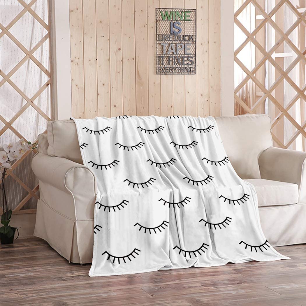 Eyelash-Blanket-Cartoon-Beauty-Charming-Eyes-Closed-Flannel-Throw-Blanket-Teen-Adult-Airplane-Travel-Decor-Soft-1