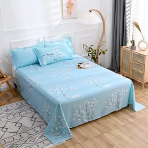 High Quality 100% Pure Cotton Pink Bed Sheets King Size Bed Sheets