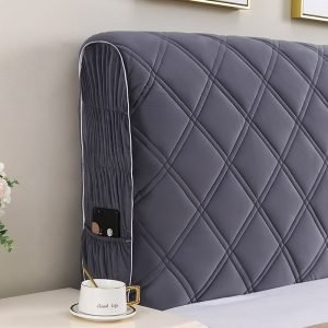 Modern Household Plain Color Full Coverage Bedside Soft