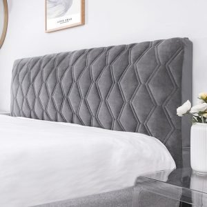 Soft Bed Head Cover All-inclusive Thicken Velvet Headboard Bed Cover Quilting